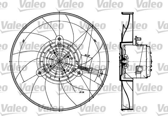 Valeo 698360 - Tuuletin, moottorin jäähdytys inparts.fi