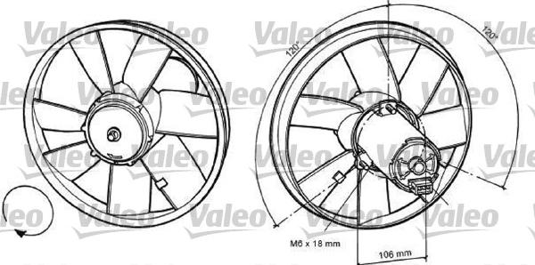 Valeo 698367 - Tuuletin, moottorin jäähdytys inparts.fi