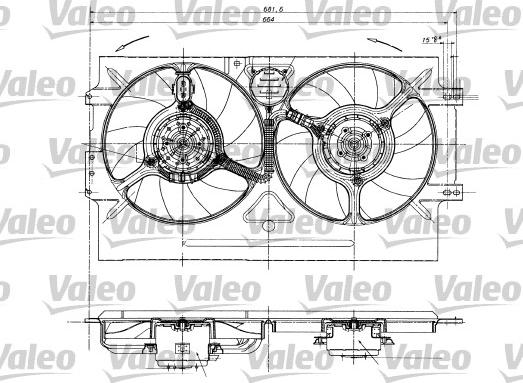 Valeo 698322 - Tuuletin, moottorin jäähdytys inparts.fi