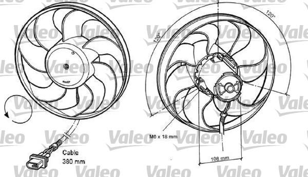 Valeo 698372 - Tuuletin, moottorin jäähdytys inparts.fi