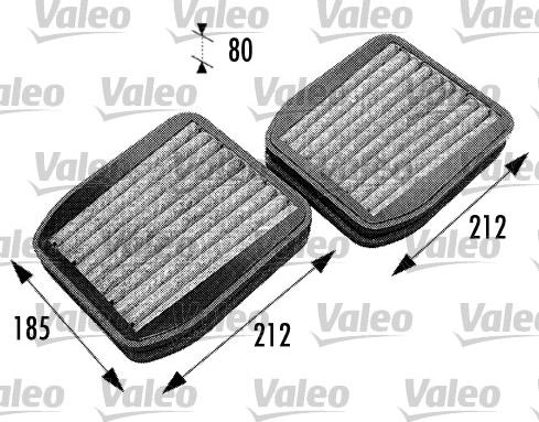 Valeo 698740 - Suodatin, sisäilma inparts.fi