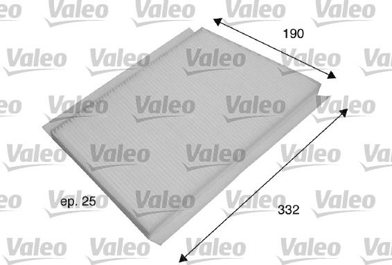 Valeo 698701 - Suodatin, sisäilma inparts.fi