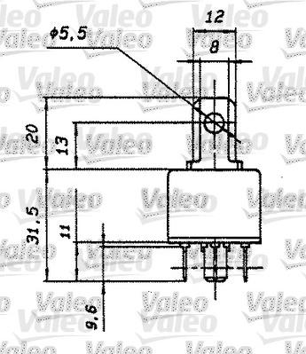 Valeo 643508 - Rele, työvirta inparts.fi