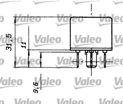 Valeo 643818 - Rele, työvirta inparts.fi