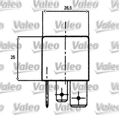 Valeo 643827 - Rele, työvirta inparts.fi