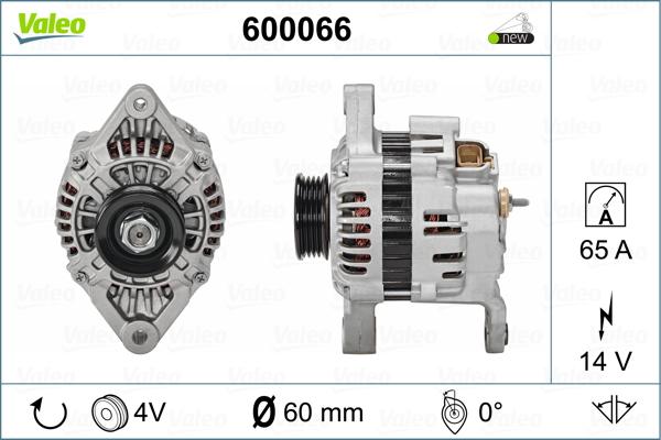 Valeo 600066 - Laturi inparts.fi