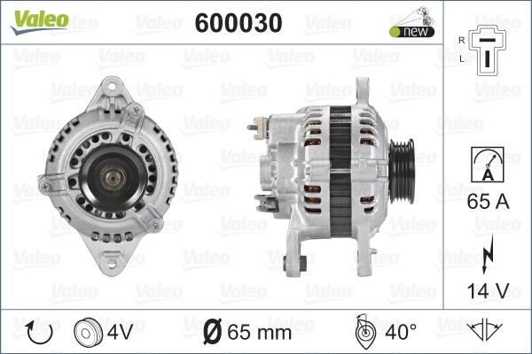 Valeo 600030 - Laturi inparts.fi