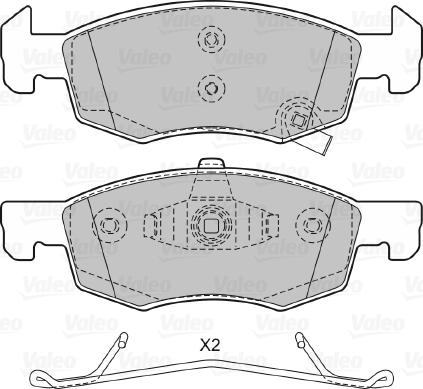 Valeo 601482 - Jarrupala, levyjarru inparts.fi