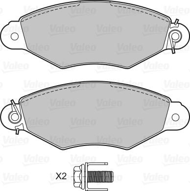 Valeo 601433 - Jarrupala, levyjarru inparts.fi