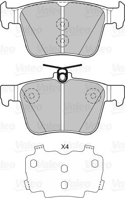 Valeo 601425 - Jarrupala, levyjarru inparts.fi