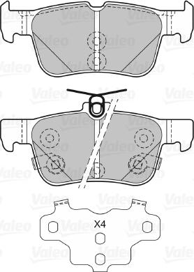 Valeo 601479 - Jarrupala, levyjarru inparts.fi