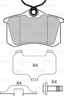 Valeo 601474 - Jarrupala, levyjarru inparts.fi