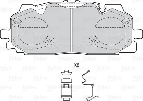 Valeo 601595 - Jarrupala, levyjarru inparts.fi