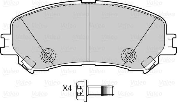 Valeo 601596 - Jarrupala, levyjarru inparts.fi