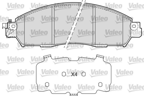 Valeo 601680 - Jarrupala, levyjarru inparts.fi