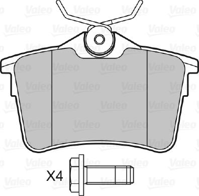 Valeo 601042 - Jarrupala, levyjarru inparts.fi