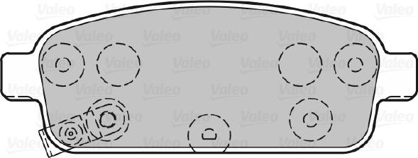 Valeo 601055 - Jarrupala, levyjarru inparts.fi