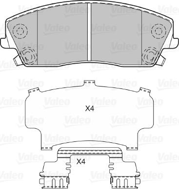 Valeo 601032 - Jarrupala, levyjarru inparts.fi