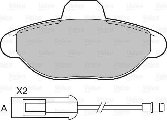 Valeo 601021 - Jarrupala, levyjarru inparts.fi