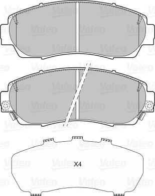 Valeo 601349 - Jarrupala, levyjarru inparts.fi