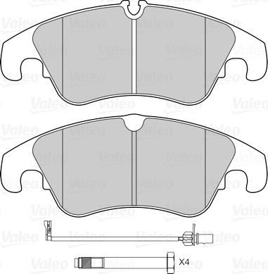 Valeo 601342 - Jarrupala, levyjarru inparts.fi