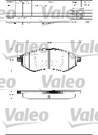 Valeo 601305 - Jarrupala, levyjarru inparts.fi