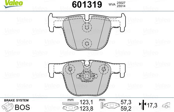 Valeo 601319 - Jarrupala, levyjarru inparts.fi