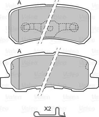 Valeo 601321 - Jarrupala, levyjarru inparts.fi