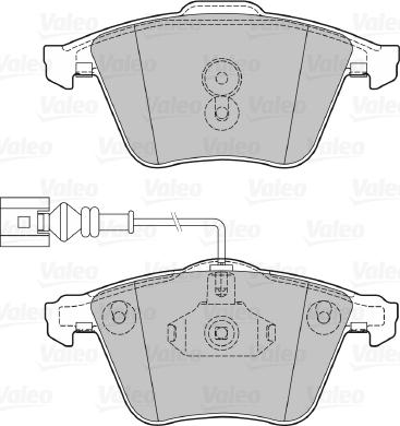 Valeo 601375 - Jarrupala, levyjarru inparts.fi