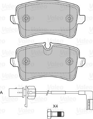 Valeo 601378 - Jarrupala, levyjarru inparts.fi