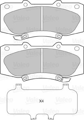 Valeo 601284 - Jarrupala, levyjarru inparts.fi