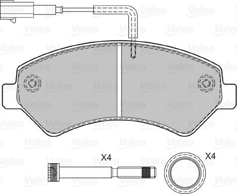 Valeo 601276 - Jarrupala, levyjarru inparts.fi