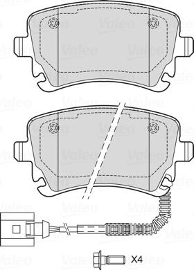 Valeo 601747 - Jarrupala, levyjarru inparts.fi