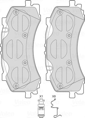 Valeo 601754 - Jarrupala, levyjarru inparts.fi