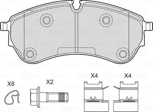 Valeo 601762 - Jarrupala, levyjarru inparts.fi