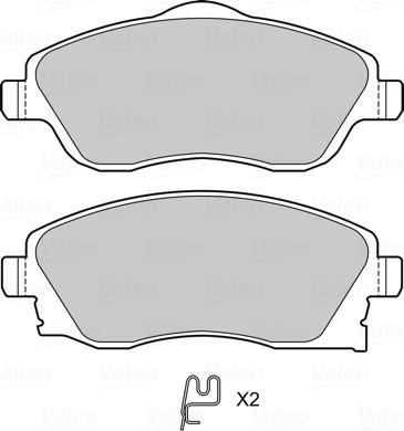 Valeo 601704 - Jarrupala, levyjarru inparts.fi