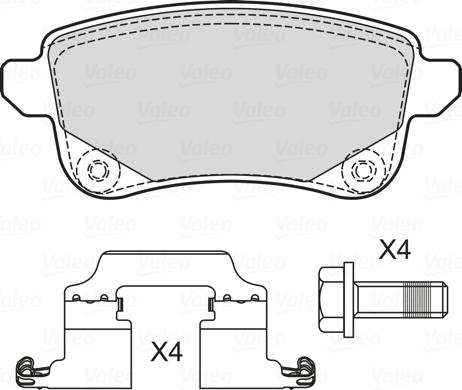 Valeo 601706 - Jarrupala, levyjarru inparts.fi