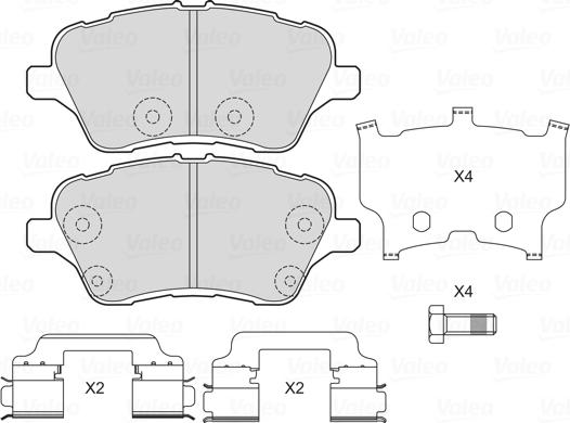 Valeo 601703 - Jarrupala, levyjarru inparts.fi