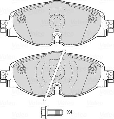 Valeo 601702 - Jarrupala, levyjarru inparts.fi