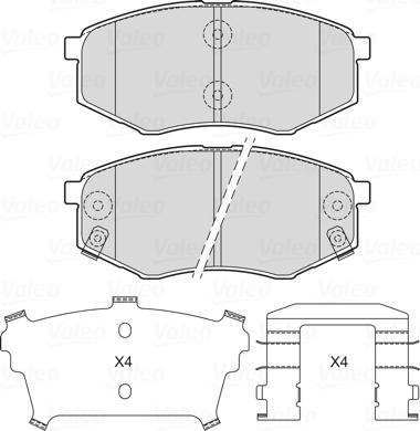 Valeo 601715 - Jarrupala, levyjarru inparts.fi