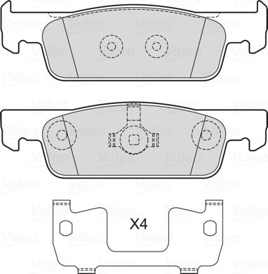 Valeo 601716 - Jarrupala, levyjarru inparts.fi