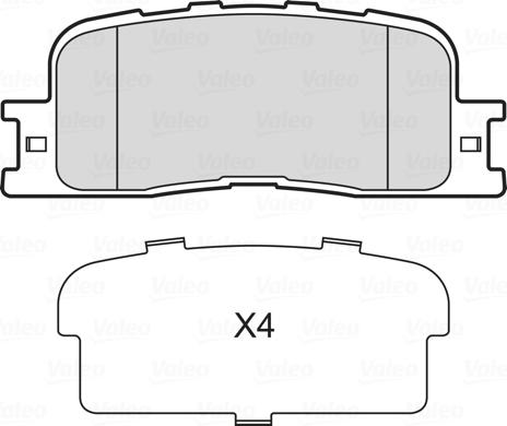 Valeo 601735 - Jarrupala, levyjarru inparts.fi