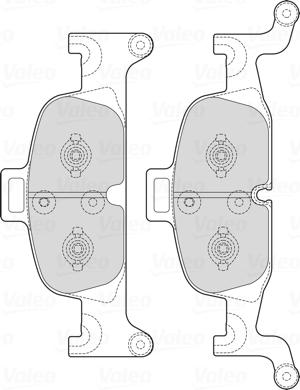 Valeo 601721 - Jarrupala, levyjarru inparts.fi