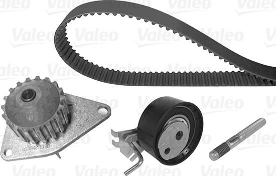 Valeo 614566 - Vesipumppu + jakohihnasarja inparts.fi