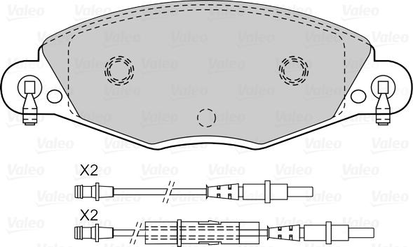 Valeo 670416 - Jarrupala, levyjarru inparts.fi