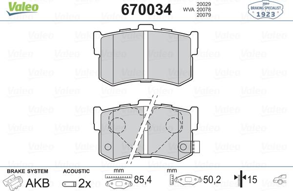 Valeo 670034 - Jarrupala, levyjarru inparts.fi