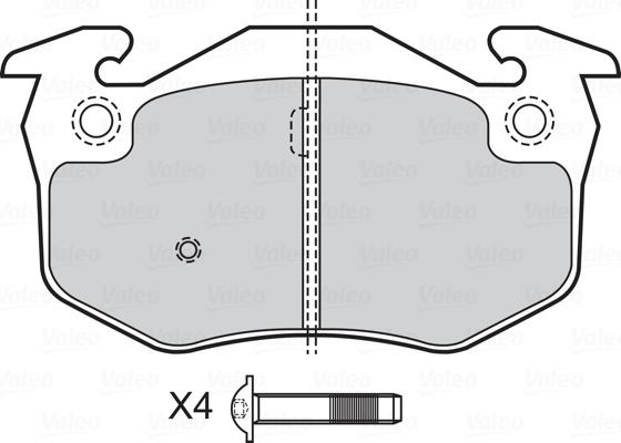 Valeo 670158 - Jarrupala, levyjarru inparts.fi