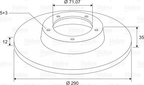 Valeo 197582 - Jarrulevy inparts.fi