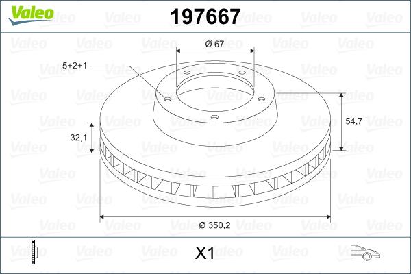 Valeo 197667 - Jarrulevy inparts.fi