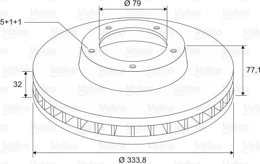 Valeo 197606 - Jarrulevy inparts.fi